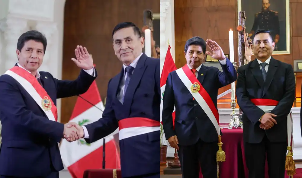 Richard Tineo: de ministro de Defensa a ministro del MTC en un mes. Foto: Composición La República/Presidencia Richard Tineo: de ministro de Defensa a ministro del MTC en un mes. Foto: Composición La República/Presidencia