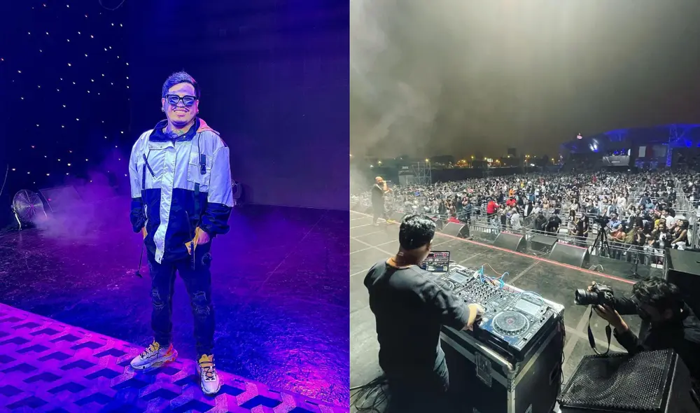 DJ Peligro tocó en el Jockey Club por el concierto de Maluma. Foto: composición LR/DJ Peligro/Instagram