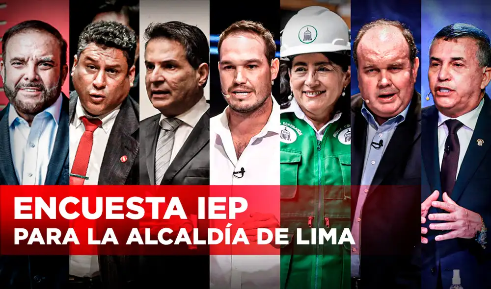 Encuesta IEP muestra cambios en las preferencias electorales de cara a la alcaldía de Lima. Foto: composición Fabrizio Oviedo / La República