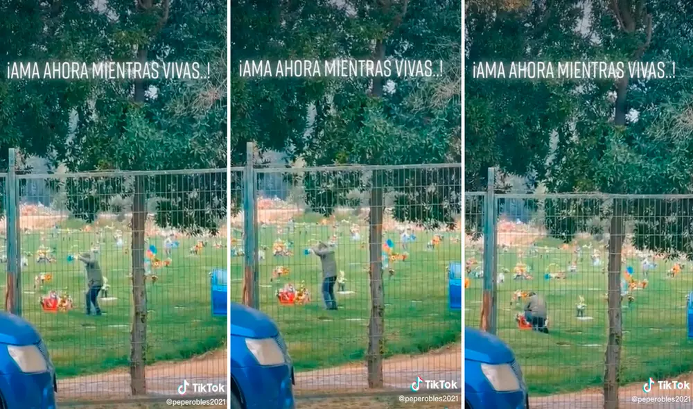 Al parecer, el hombre quiso recordar un baile que realizaba con su esposa. Foto: composición LR/captura de TikTok/@Peperobles2021 Al parecer, el hombre quiso recordar un baile que realizaba con su esposa. Foto: composición LR/captura de TikTok/@Peperobles2021