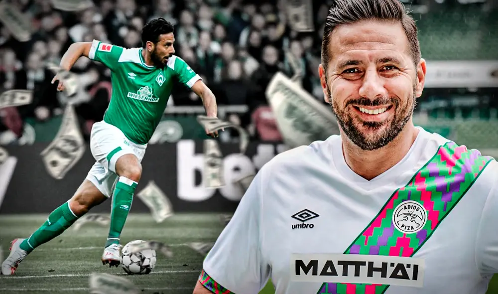 Claudio Pizarro amasó una gran fortuna durante sus 21 años de carrera. Foto: composició Jazmin Ceras LR/AFP/Claudio Pizarro Twitter.