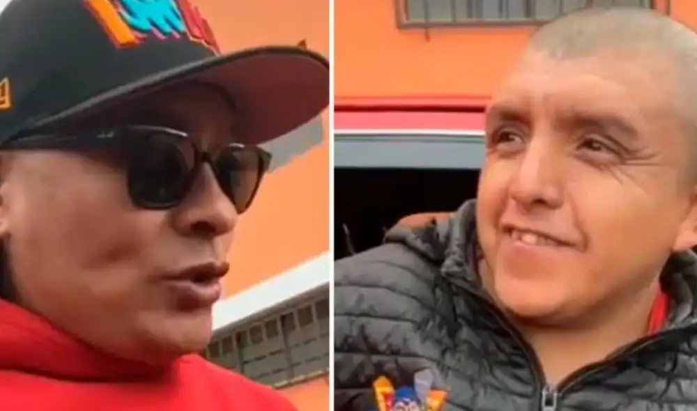 Esta escena ocurrió durante una transmisión en vivo de Facebook. Foto: composición LR / TikTok / @zazalex17