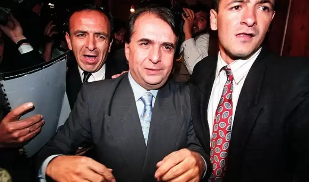 Alberto Santofimio fue un político ligado estrechamente a Pablo Escobar. Foto: AFP