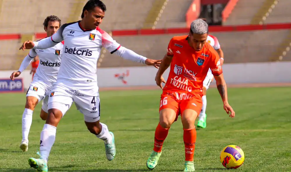 Melgar iguala de visita en el primer tiempo de este partido. Foto: UCV Melgar iguala de visita en el primer tiempo de este partido. Foto: UCV