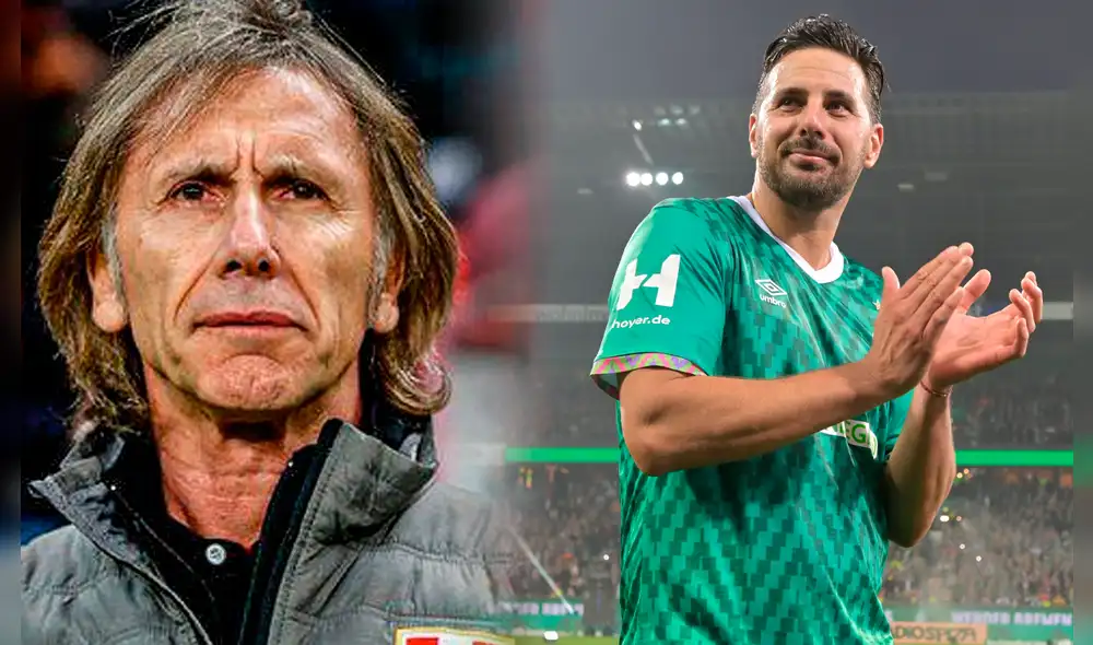 Ricardo Gareca convocó por última vez a Claudio Pizarro a la selección peruana en el 2016. Foto: composición GLR/AFP/WerderBremen Ricardo Gareca convocó por última vez a Claudio Pizarro a la selección peruana en el 2016. Foto: composición GLR/AFP/WerderBremen