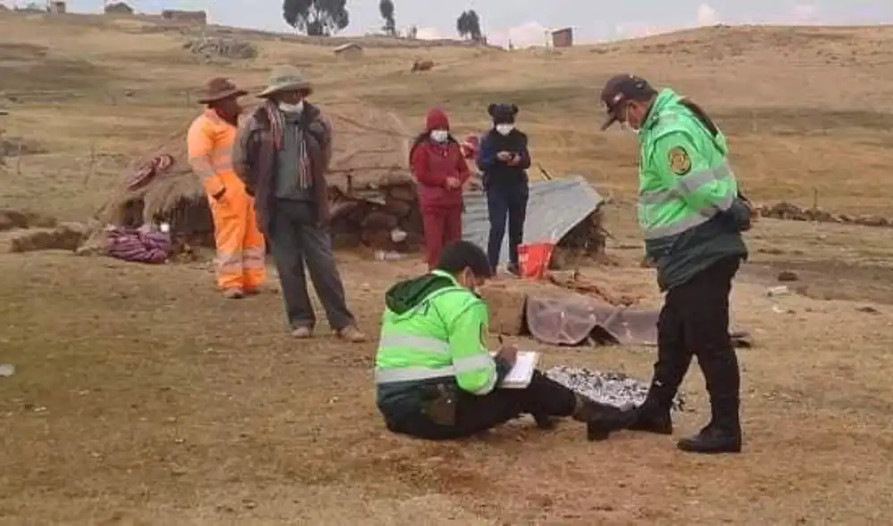 Pastor falleció luego de ser embestido por un toro. Foto: PNP Pastor falleció luego de ser embestido por un toro. Foto: PNP