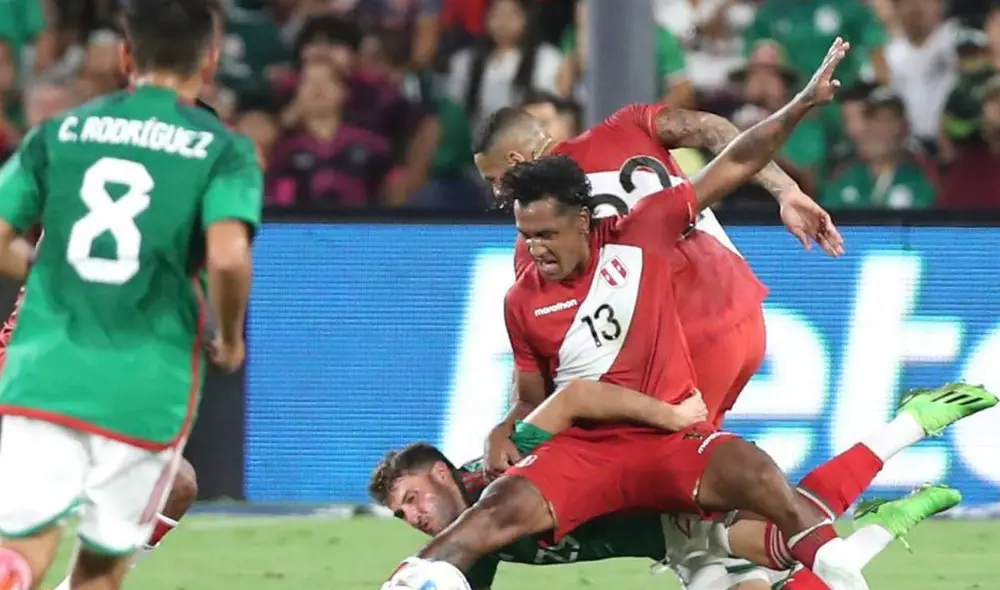 La selección nacional cayó por la mínima diferencia ante México. Foto: Twitter/selección peruana La selección nacional cayó por la mínima diferencia ante México. Foto: Twitter/selección peruana