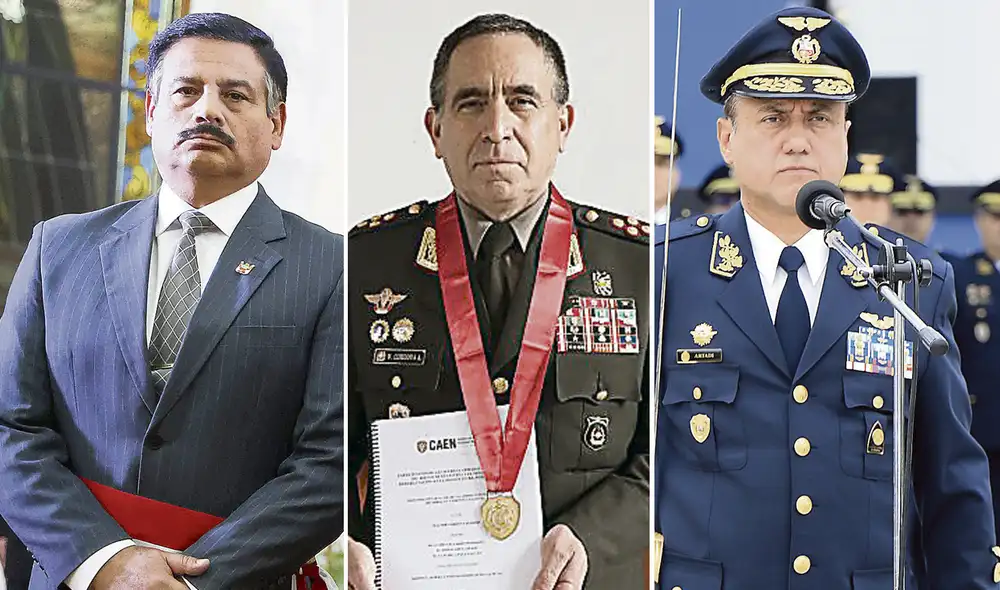 En línea. Daniel Barragán es amigo de Antauro Humala, compañero de promoción del jefe del Ejército, general Walter Córdova. Barragán es promoción del jefe de la FAP, general Alfonso Artadi. Foto: composición La República/difusión