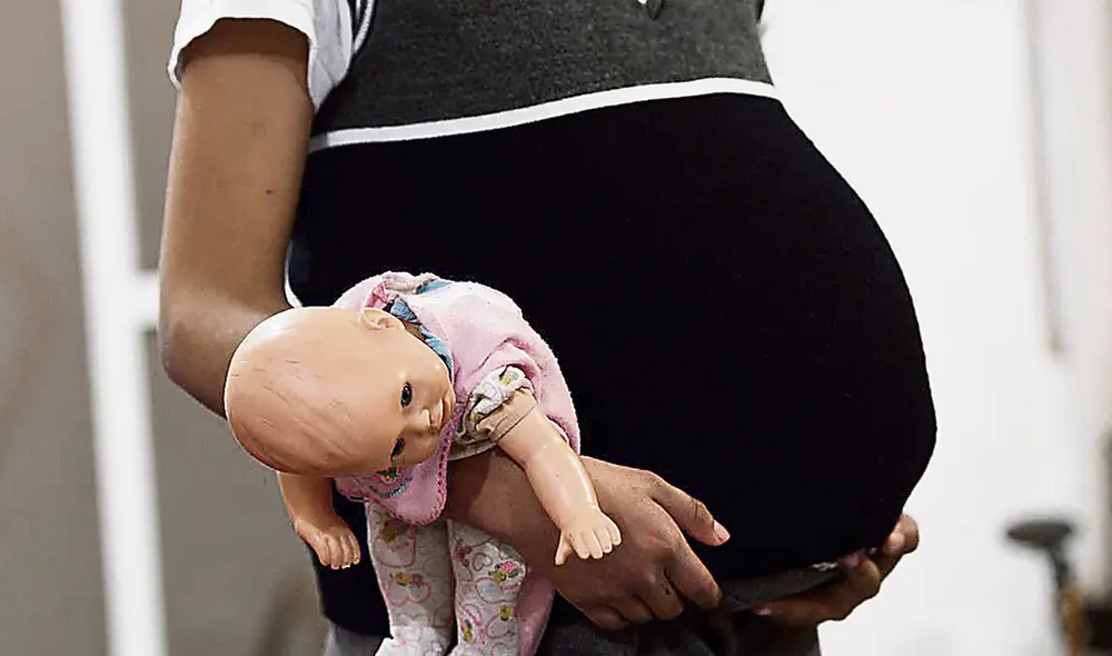 Niñas madres. Este año, de enero a agosto, se han registrando más de 34 mil partos en adolescentes, es decir, 128 cada día. Foto: difusión
