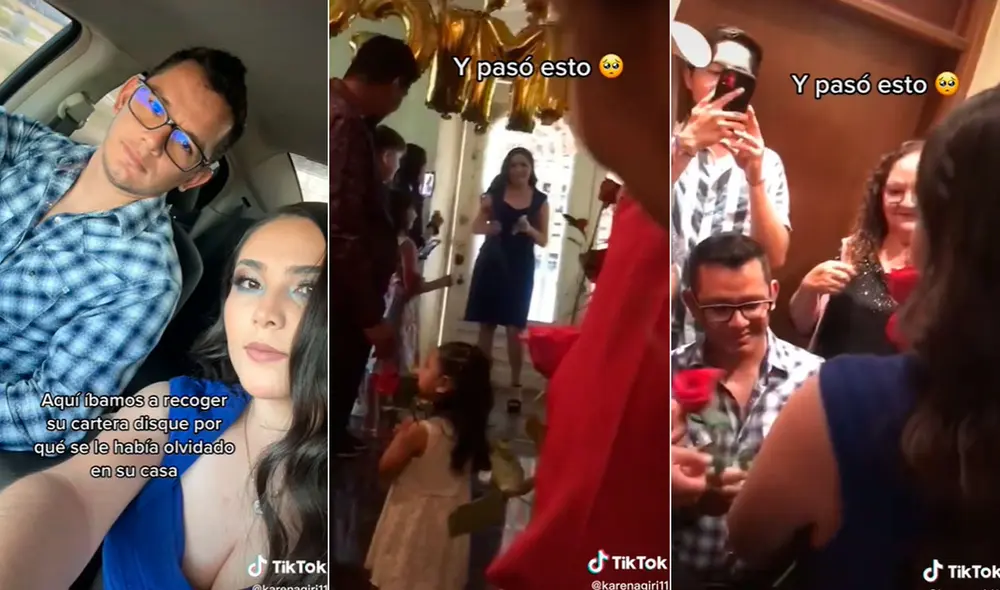 Miles de usuarios han quedado impresionados al ver esta tierna escena. Foto: composición LR/TikTok/@karenagiri11