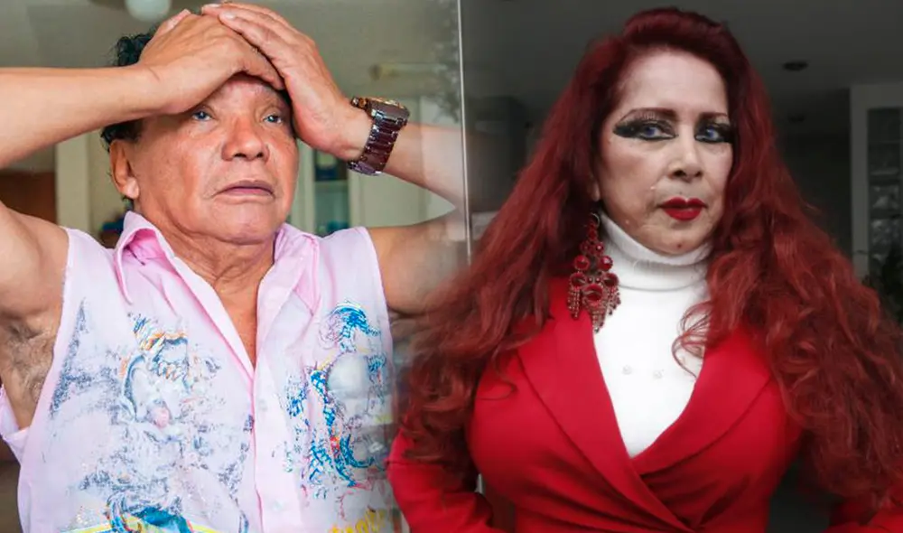 Monique Pardo niega romance con Melcochita. Foto: composición-LR/Twitter/Andina