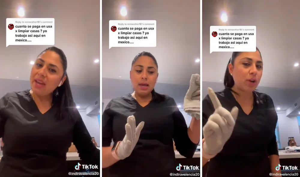 Pese a que el pago puede ser bueno, ella afirmó que muchas personas se aburren y terminan renunciando a la semana. Foto: composición LR/TikTok/@indiravalencia20 Pese a que el pago puede ser bueno, ella afirmó que muchas personas se aburren y terminan renunciando a la semana. Foto: composición LR/TikTok/@indiravalencia20