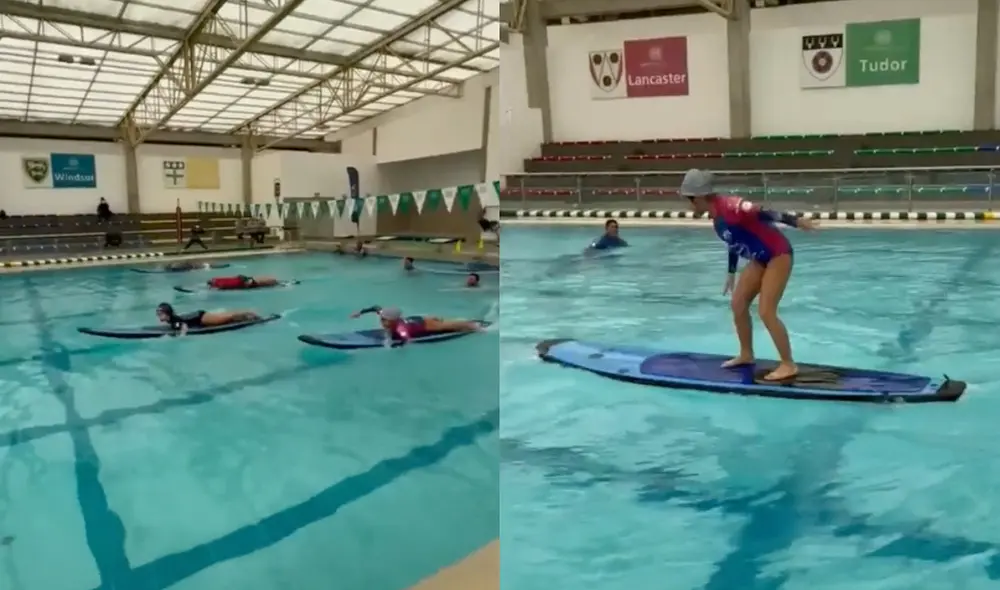 El colegio Newton es uno de los mejores del Perú. Foto: composición LR / TikTok / @tsasurf El colegio Newton es uno de los mejores del Perú. Foto: composición LR / TikTok / @tsasurf