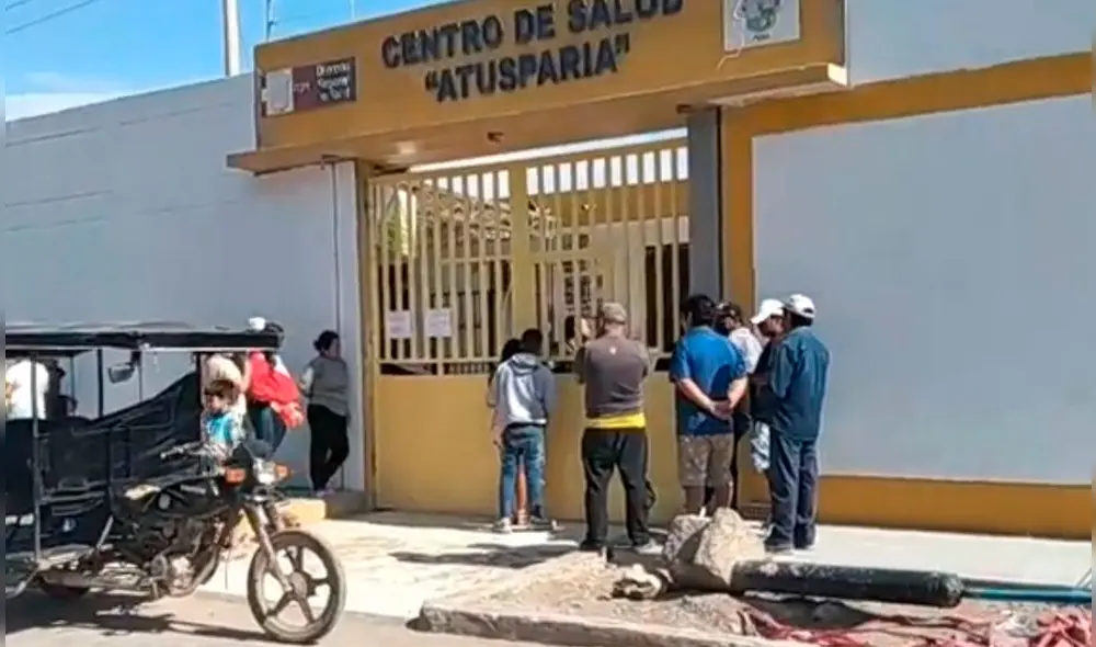 En el centro de salud Atusparia murieron dos de los agraviados. Foto: captura de video/Correo