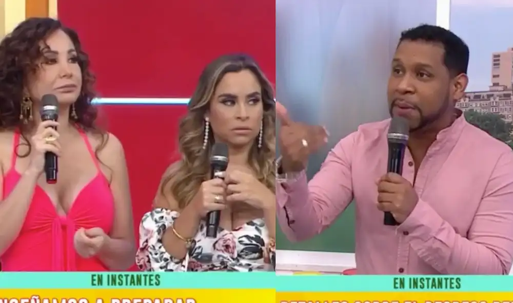 Janet Barboza y Jean Paul Strauss terminaron en 2014. Foto: captura de América TV