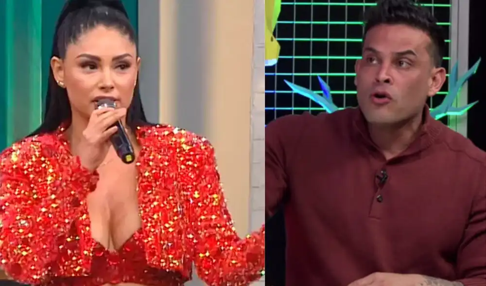 Pamela Franco da a conocer su postura tras declaraciones de Christian Domínguez. Foto: composición LR/captura de América TV/captura de YouTube Pamela Franco da a conocer su postura tras declaraciones de Christian Domínguez. Foto: composición LR/captura de América TV/captura de YouTube