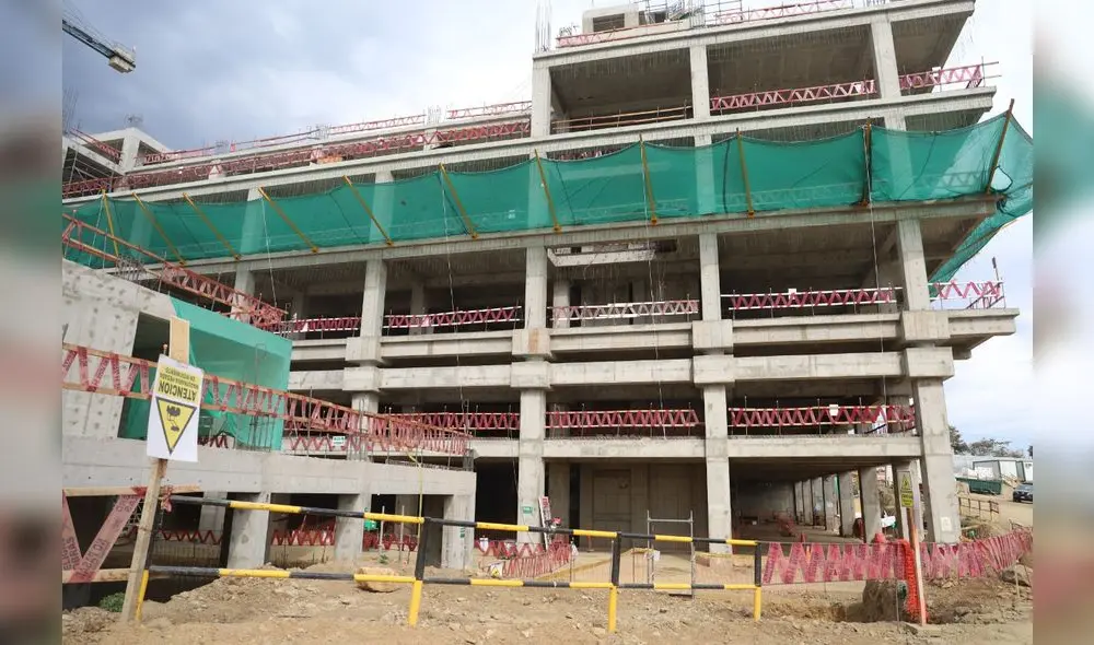 Hospital de Cascas tiene un avance de obra de 26%. Foto: GORE Hospital de Cascas tiene un avance de obra de 26%. Foto: GORE