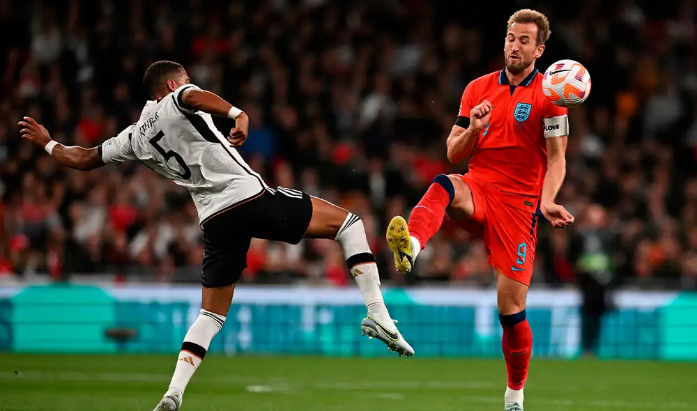 Inglaterra y Alemania se enfrentan por la UEFA Nations League. Foto: AFP