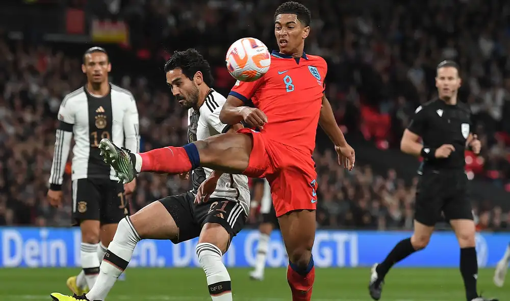 Inglaterra y Alemania se enfrentan por la UEFA Nations League. Foto: EFE