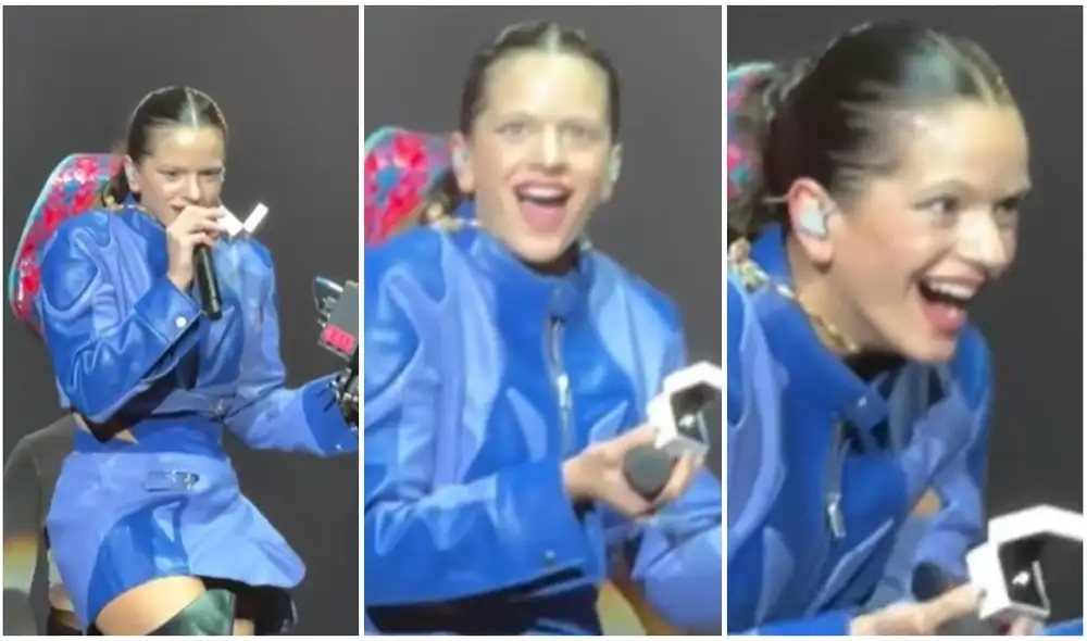 La cantante española no aceptó la propuesta. Sin embargo, tuvo un noble gesto con su fan. Foto: composición LR/Leyla VL/YouTube