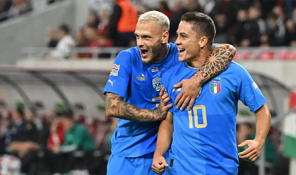 Italia consiguió una importante victoria ante Hungría de visita y se metió a la Final Four de la UEFA Nations League. Foto: @EURO2024 Italia consiguió una importante victoria ante Hungría de visita y se metió a la Final Four de la UEFA Nations League. Foto: @EURO2024
