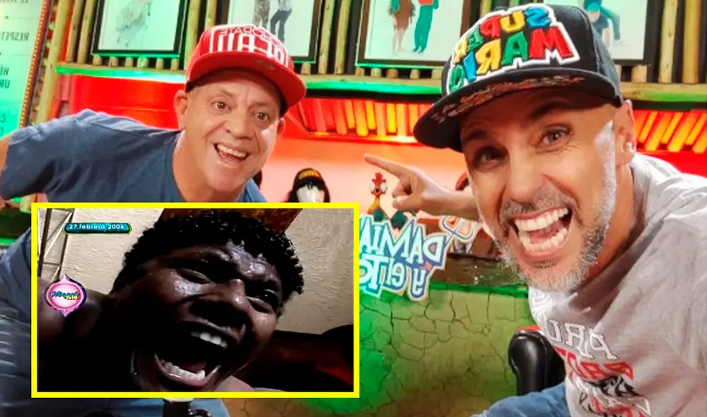 La broma de Damián y el Toyo con la sesión de fotos falsa de 'Chiquito' Flores semidesnudo para un perfume francés se viralizó en el 2006. Foto: composición LR/Instagram/captura de YouTube