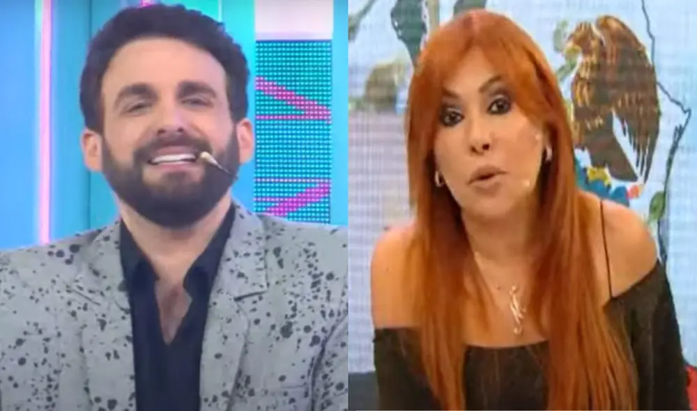 Rodrigo González cuestiona declaraciones de Magaly Medina. Foto: composición LR/captura de Willax TV/captura de ATV