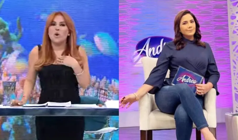 Magaly Medina asegura que no necesita de un colchón de rating tras declaraciones de Andrea Llosa. Foto: composición/ ATV Magaly Medina asegura que no necesita de un colchón de rating tras declaraciones de Andrea Llosa. Foto: composición/ ATV