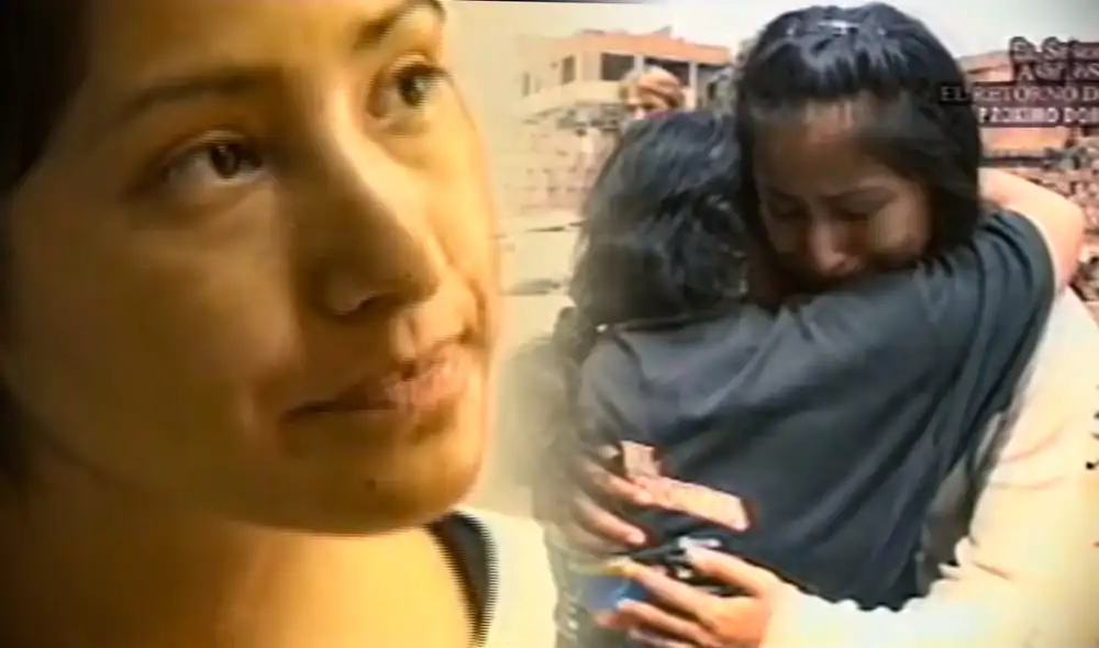 Janinna Lausmann conoció a su madre en Mangomarca. Foto: captura YouTube Janinna Lausmann conoció a su madre en Mangomarca. Foto: captura YouTube