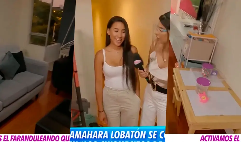 Samahara Lobatón vive con su hija Xianna en exclusivo departamento. Foto: composición LR/captura/América TV