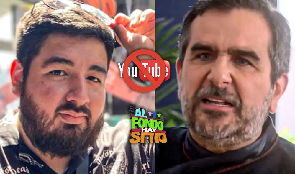 Cinesmero incómodo porque YouTube eliminó su video sobre "Al fondo hay sitio", serie de América TV. Foto: composición/ Hugo Lezama/ Instagram/ captura de América TV