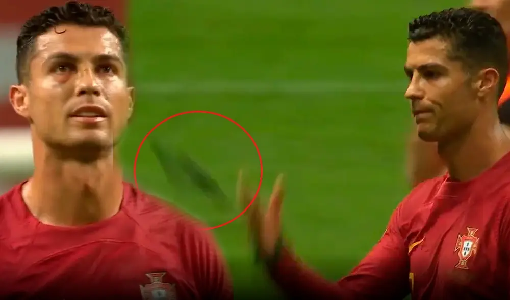 El astro portugués terminó muy enojado. Foto: composición LR/ESPN