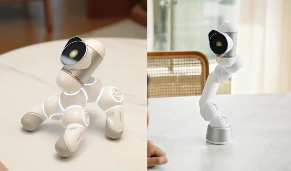 Así luce el Xiaomi Mijia Modular Robot que puede tener diferentes formas. Foto: Lifafo