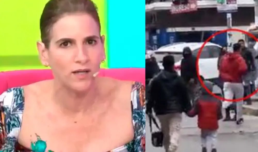 Gigi Mitre cuestionó la actitud de Mario Irivarren al estacionar su vehículo. Foto: composición LR/ captura de Willax TV/ captura de Tiktok