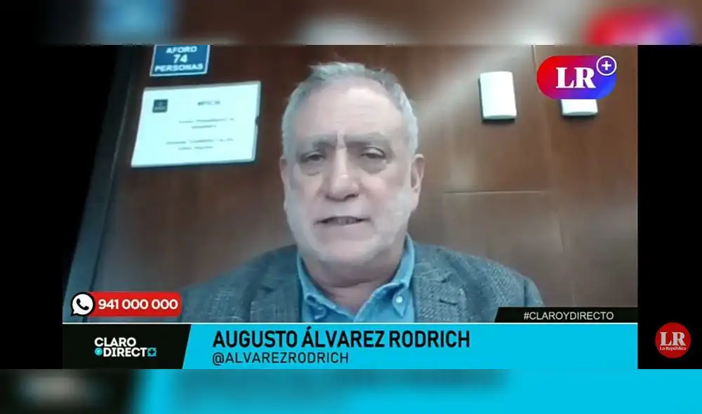 AAR en "Claro y directo". Foto: Captura de YouTube.