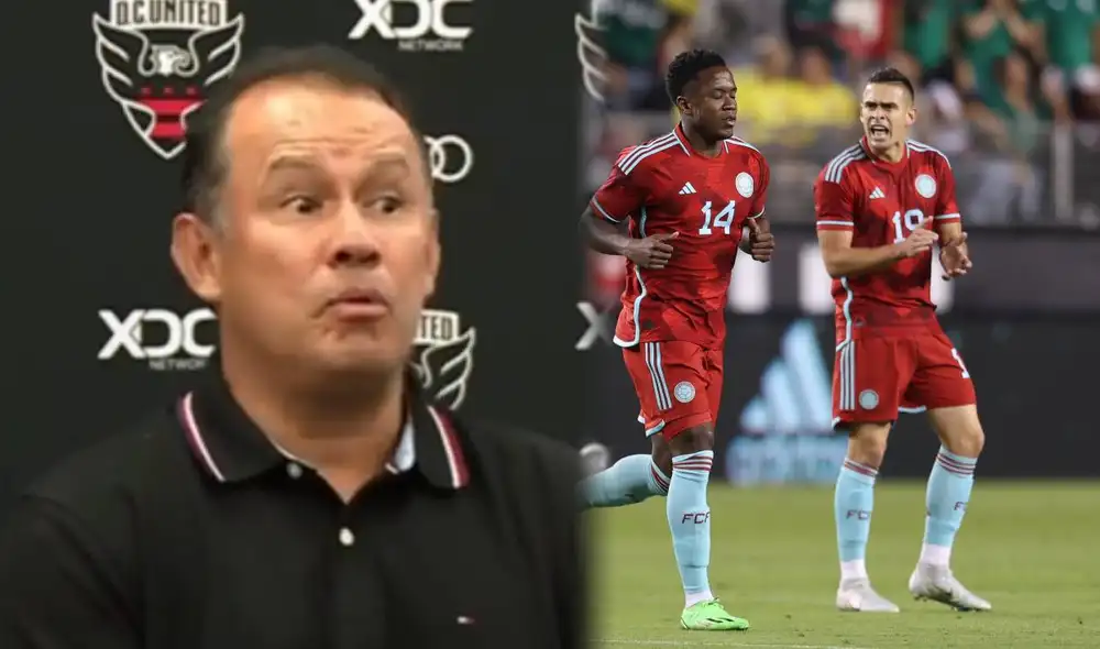 El comentario de Juan Reynoso sobre la derrota parcial de Colombia ante México. Foto: composición/Twitter Copa Mundial FIFA/captura video Movistar Deportes El comentario de Juan Reynoso sobre la derrota parcial de Colombia ante México. Foto: composición/Twitter Copa Mundial FIFA/captura video Movistar Deportes