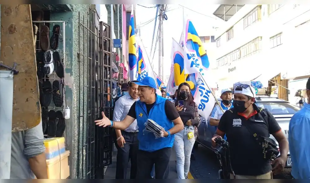 Solo se financia. Víctor Hugo Rivera figura en su informe de gastos de campaña como el único aportante. Foto: La República Solo se financia. Víctor Hugo Rivera figura en su informe de gastos de campaña como el único aportante. Foto: La República