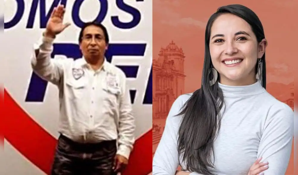 Candidatos, Gabriela Paliza y Antero Huamán.  Foto: Facebook
