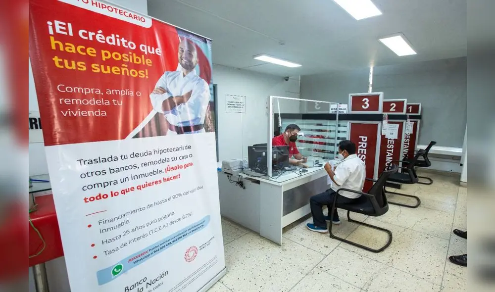 El Banco de la Nación ofrece créditos hipotecarios a trabajadores del sector público nombrados. Foto: Banco de la Nación