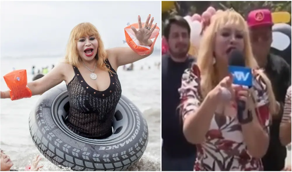 La exvedette, Susy Díaz, está cumpliendo 59 años y lo celebró a lo grande. Foto: composición LR/ATV