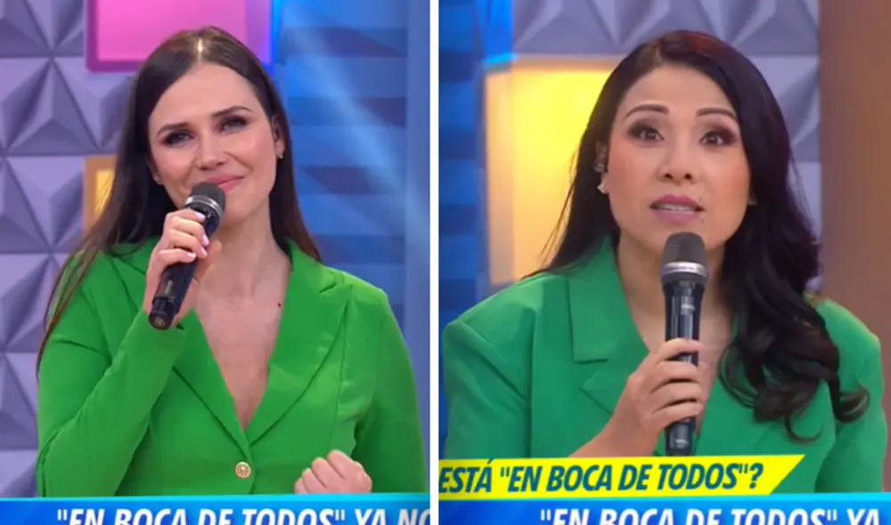 Tula Rodríguez y Maju Mantilla hablan por primera vez tras cancelación de "En boca de todos". Foto: captura de América