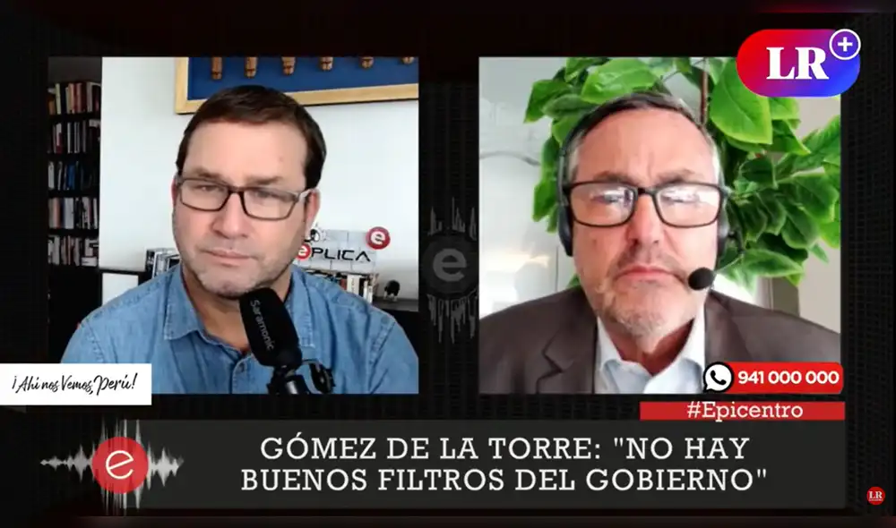Andrés Gómez de la Torre y René Gastelumendi, en "Grado 5". Foto: captura de YouTube. Andrés Gómez de la Torre y René Gastelumendi, en "Grado 5". Foto: captura de YouTube.