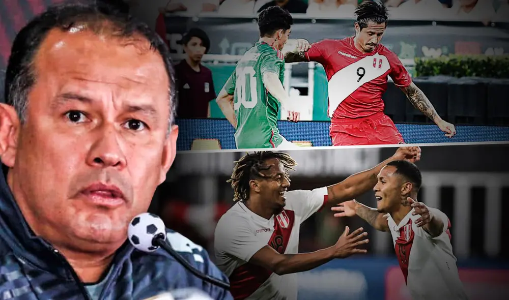 Juan Reynoso lleva una victoria y una derrota en su primera etapa como DT de la selección peruana. Foto: composición de Fabrizio Oviedo/GLR/EFE