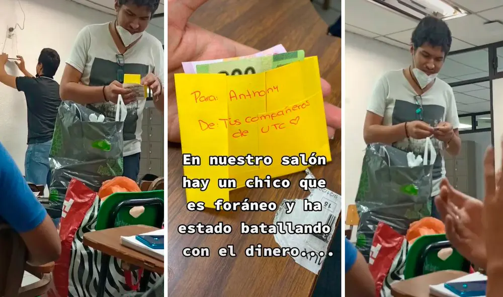 Al saber que su compañero tenía problemas económicos, ellos se unieron y armaron un plan a sus espaldas. Foto: composición LR/TikTok/@wendyynf