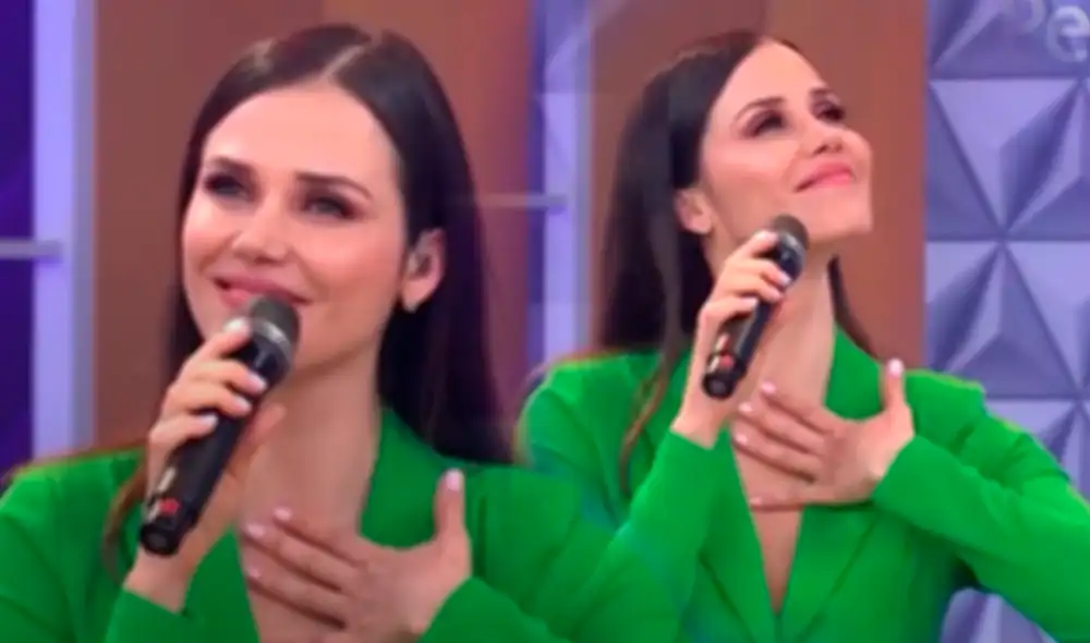 Maju Mantilla recordó su premiación en el Miss Mundo 2004. Foto: composición/captura América TV