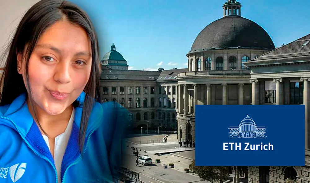 Gabriela Agüero se presentó a 25 universidades, pero dos de ellas no la aceptaron por su corta edad. Foto: composición LR/Gabriela Aguero/ETH Zurich