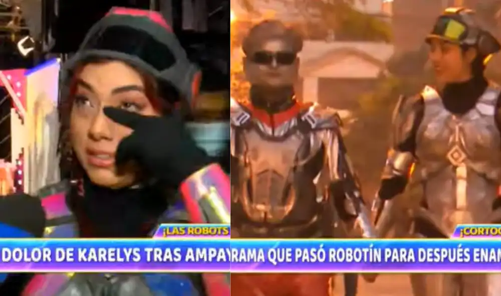 Robotin y Robotina protagonizaron un romance de más de 1 año y trabajaban juntos. Foto: Composición LR / Capturas de ATV