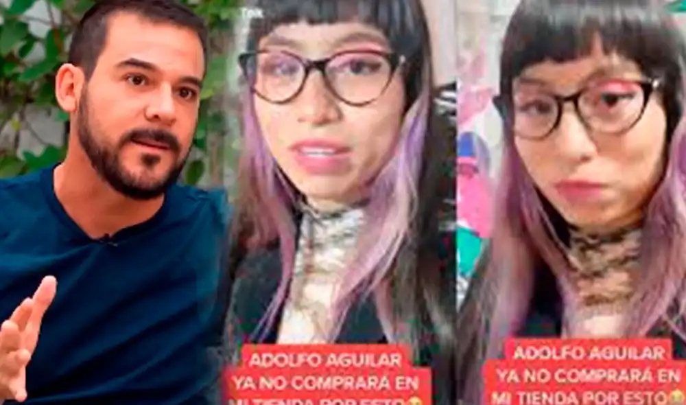 ¿Actitudes déspotas? El expresentador de "Yo soy" habría maltratado a la emprendedora por un comentario que no le pareció. Foto: Instagram/Adolfo Aguilar/TikTok/@aderichan
