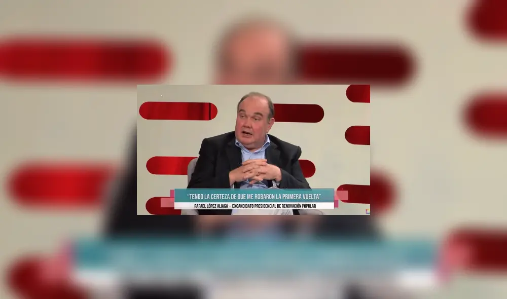 Rafael López Aliaga postula a la alcaldía de Lima con el partido de Renovación Popular. Foto: Captura Willax TV