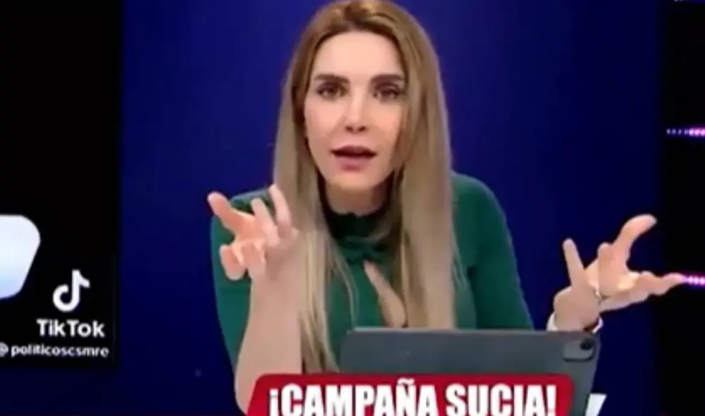 Juliana Oxenford indignada por noticia falsa que usó el logo de su programa. Foto: captura de ATV Juliana Oxenford indignada por noticia falsa que usó el logo de su programa. Foto: captura de ATV